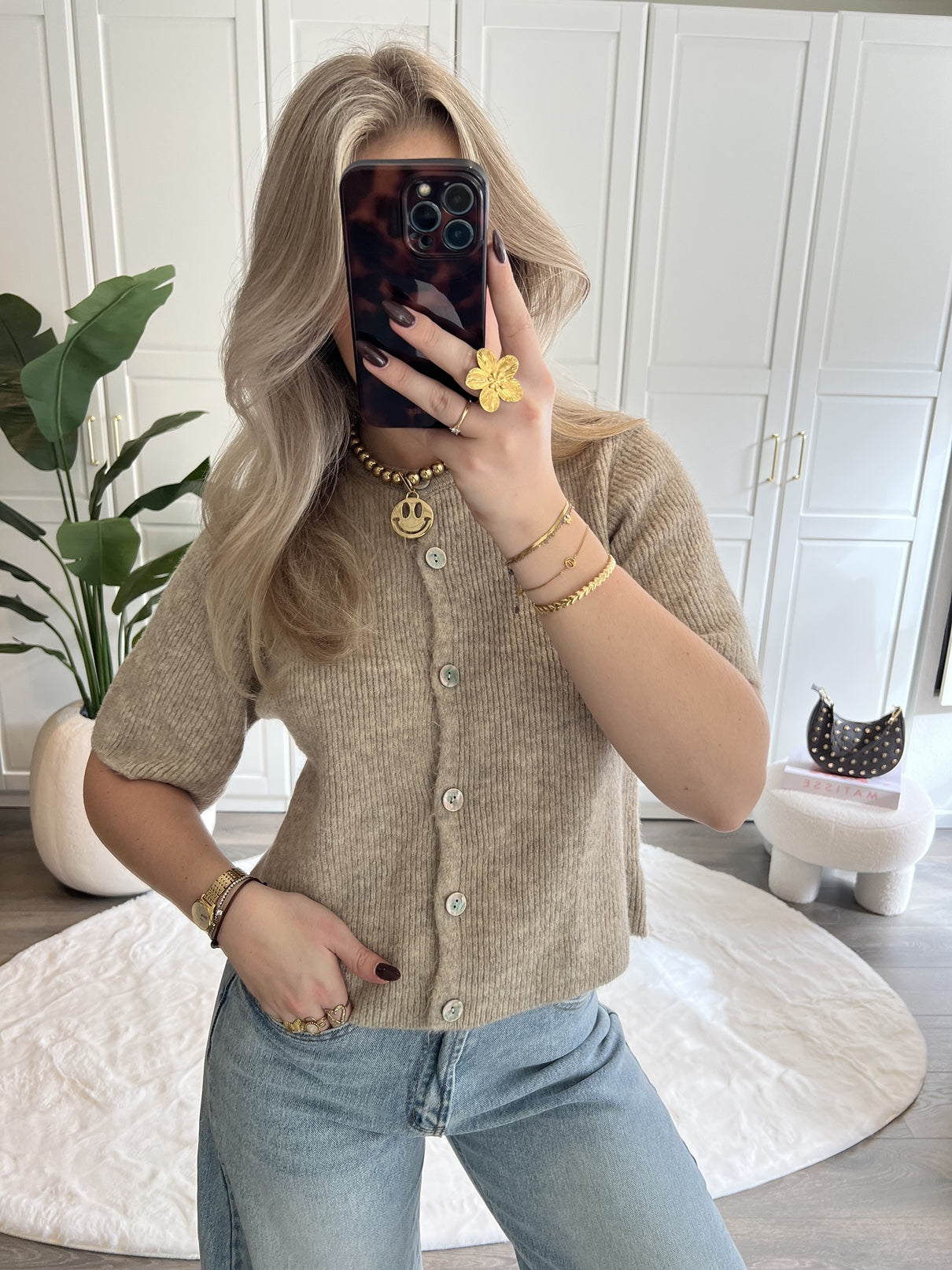 Vest Liv | Beige