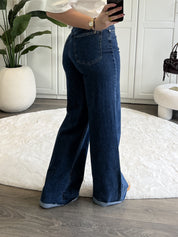 Tall Wide Leg Jeans 9131 | Blauw