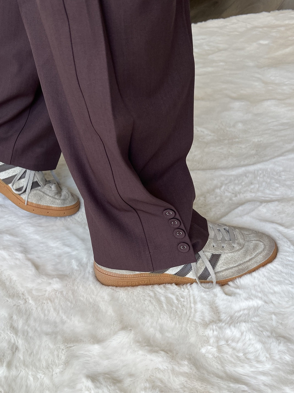 Button Pantalon Anna | Bordeaux