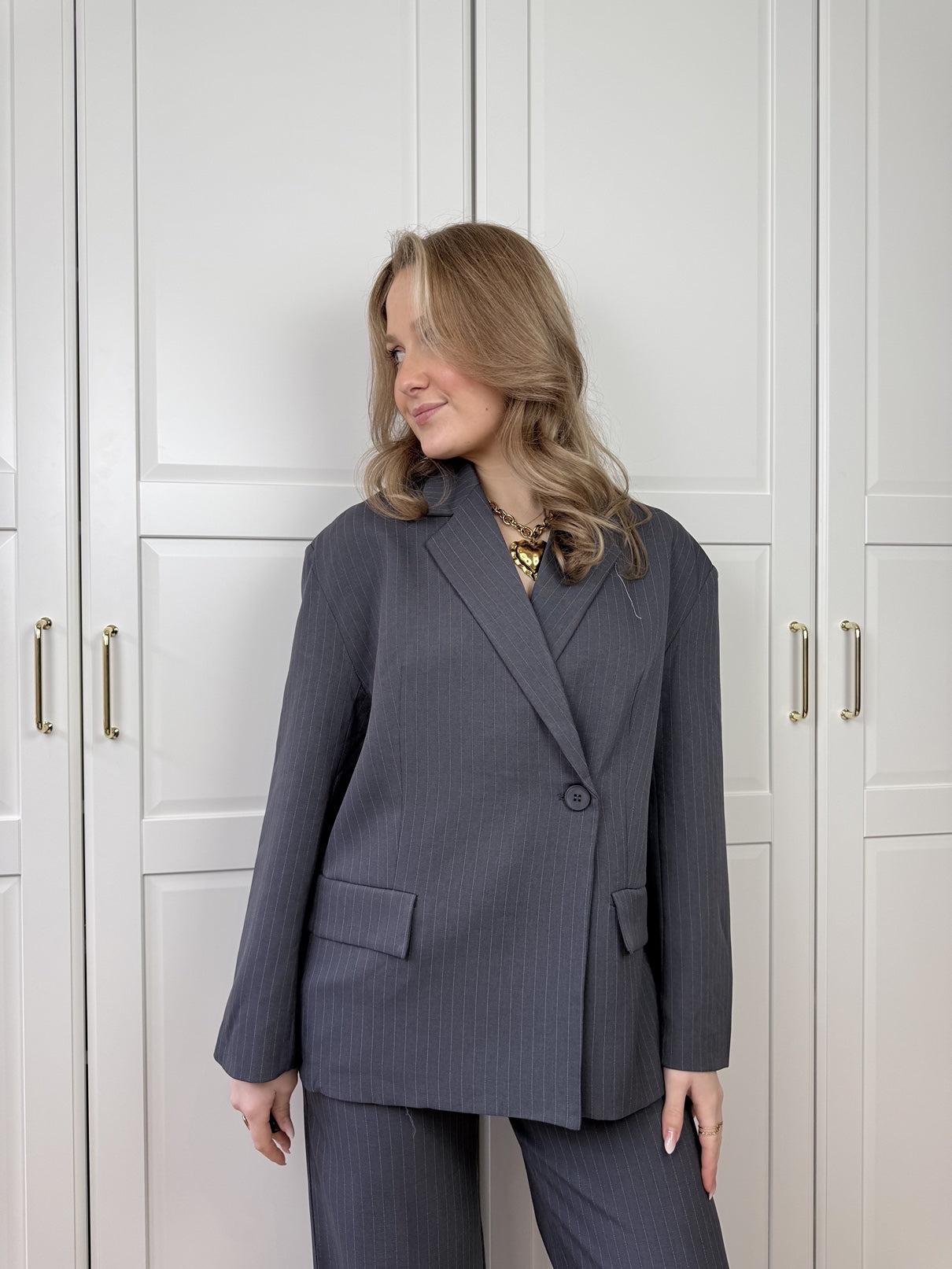 Boss Babe Blazer Sofia | Grijs