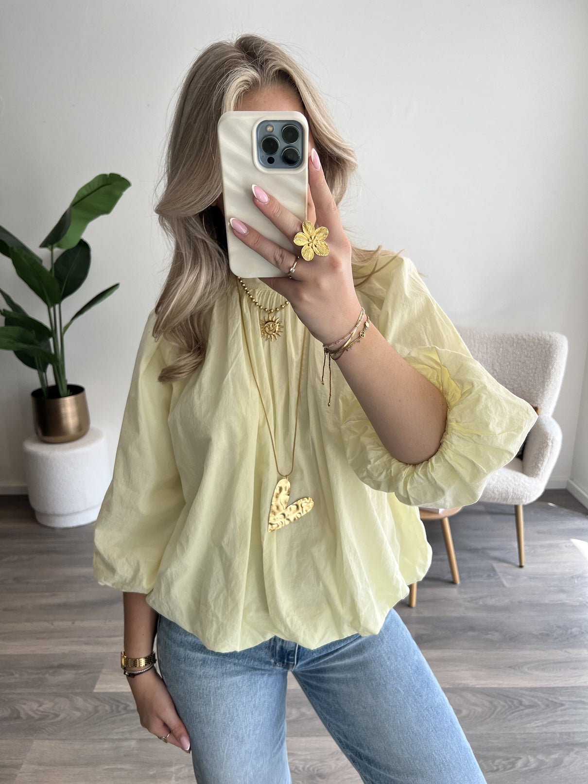 Blouse Coco | Geel