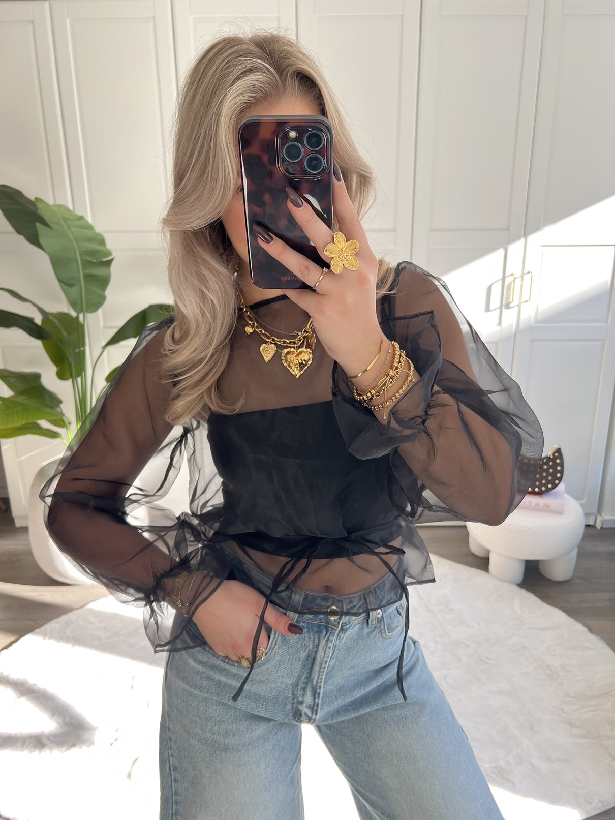 Top Mandy | Zwart