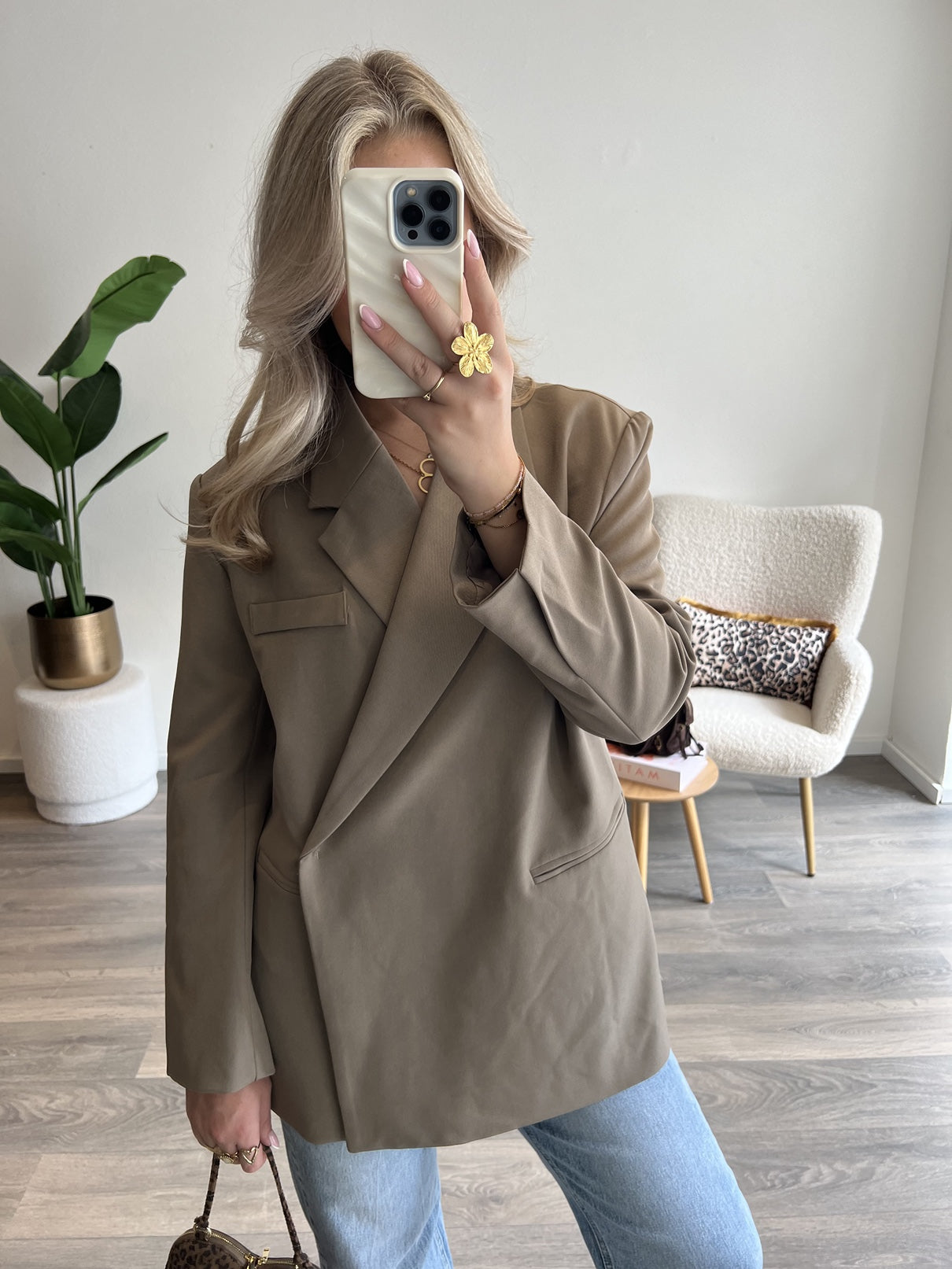 Wrap Blazer Tess | Beige