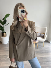Wrap Blazer Tess | Beige