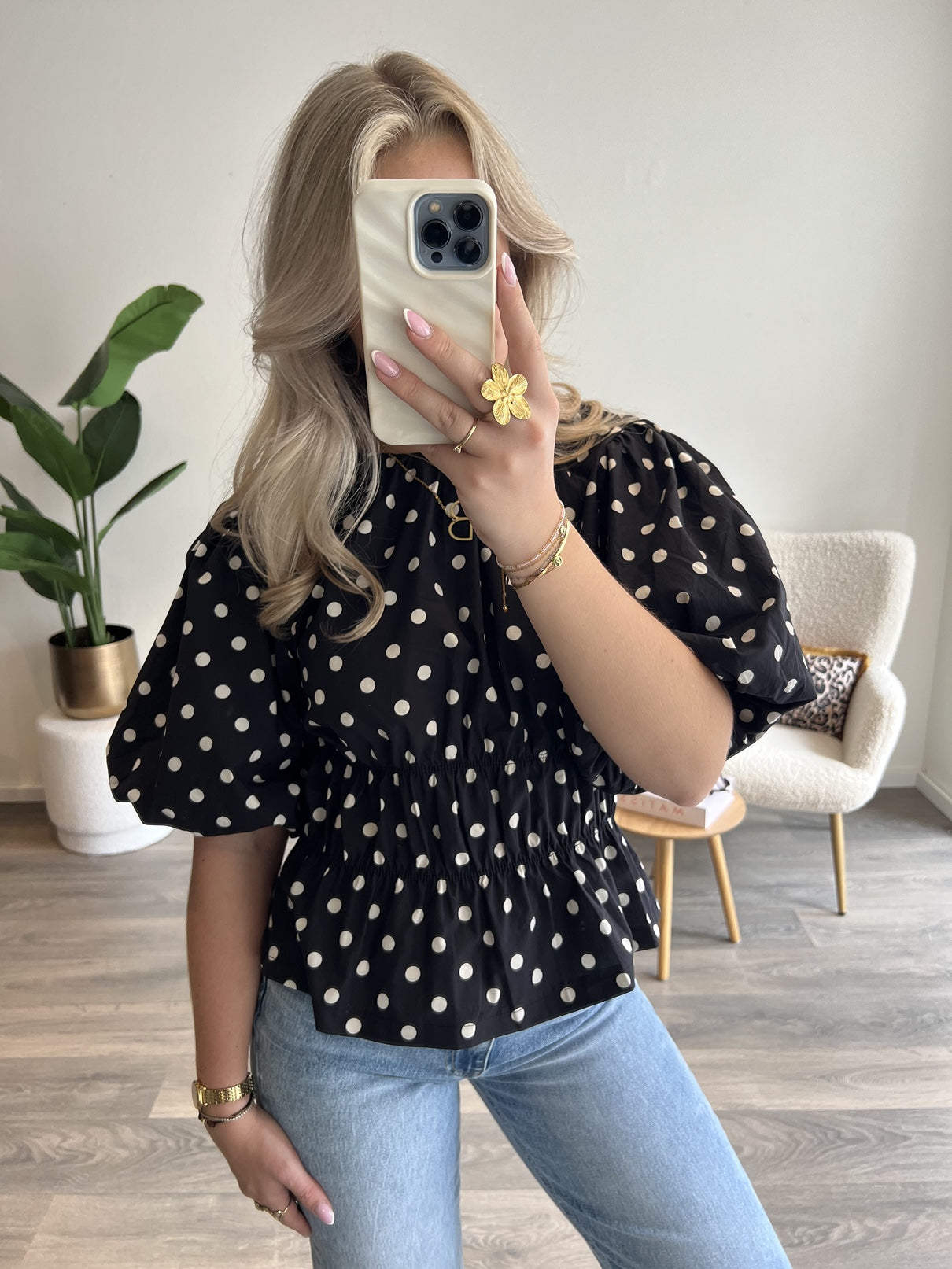 Top Amara | Zwart