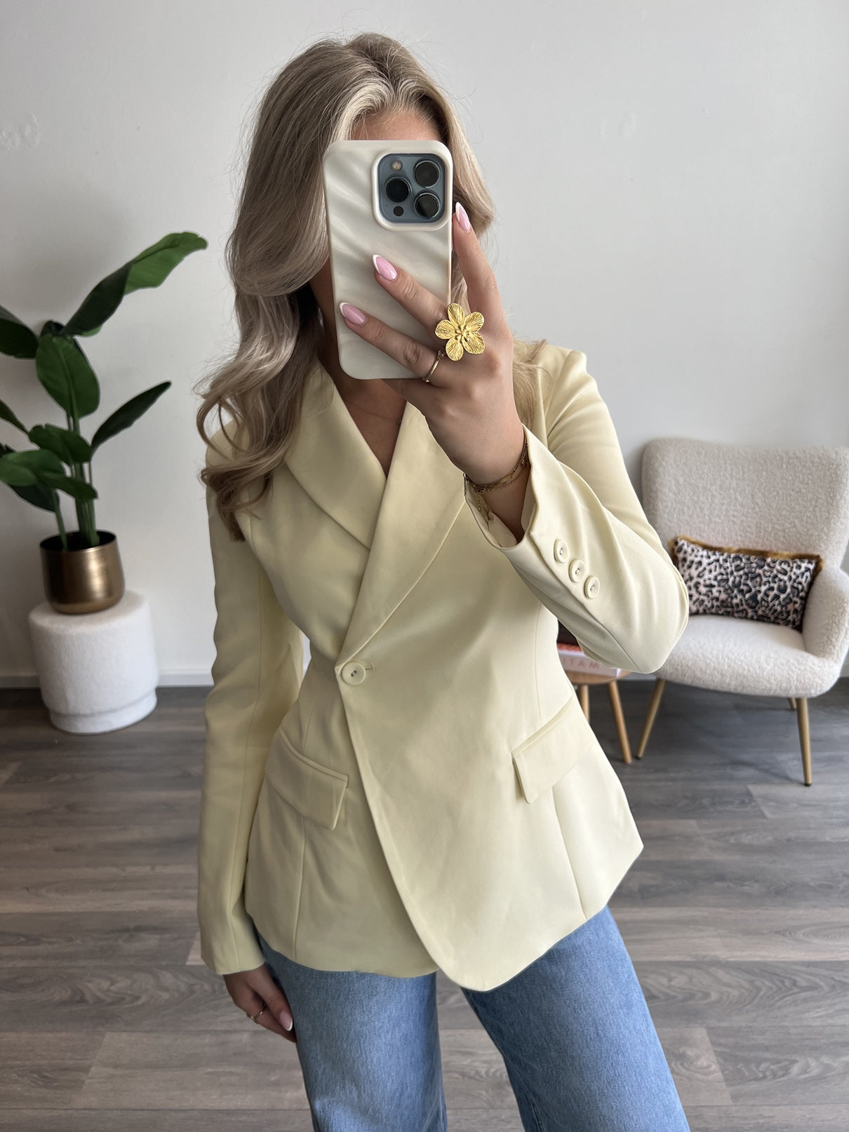 Blazer Kiki | Geel