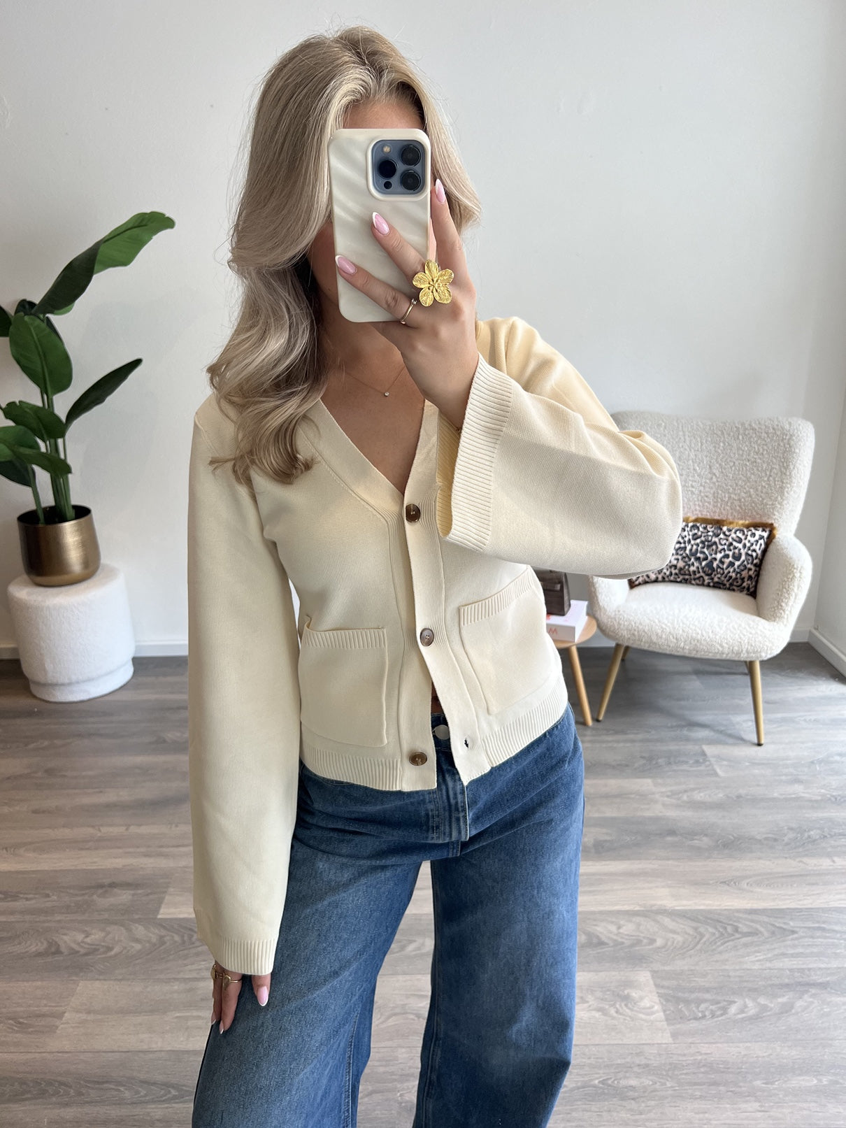 Vest Luca | Ecru