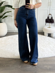 Tall Wide Leg Jeans 9131 | Blauw