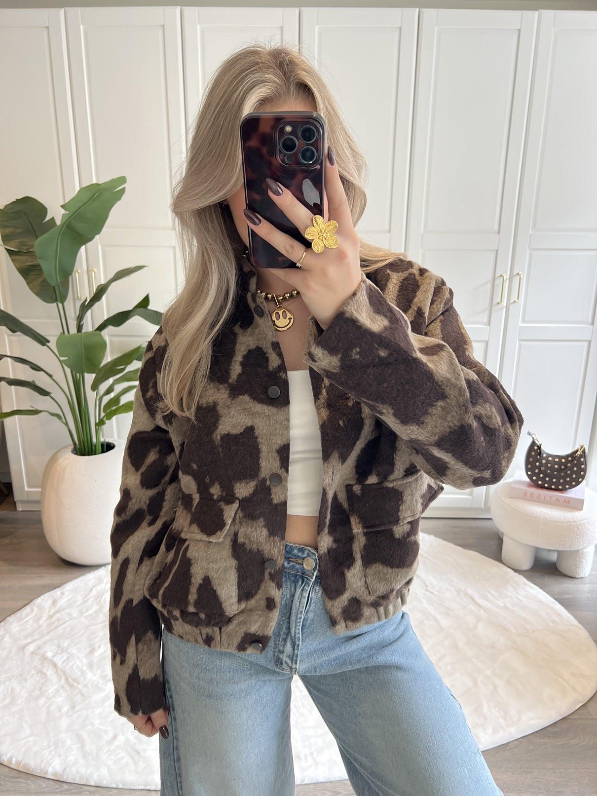 Cow Jacket Jacky | Beige