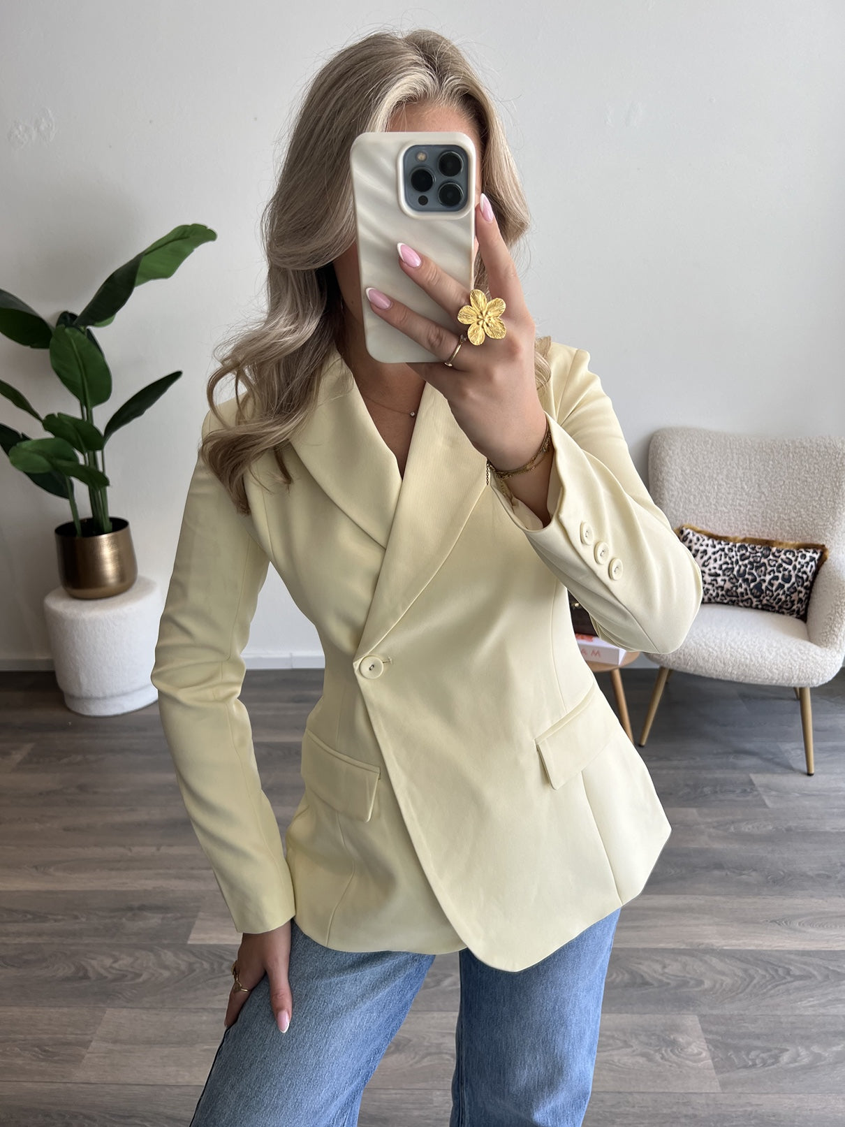 Blazer Kiki | Geel