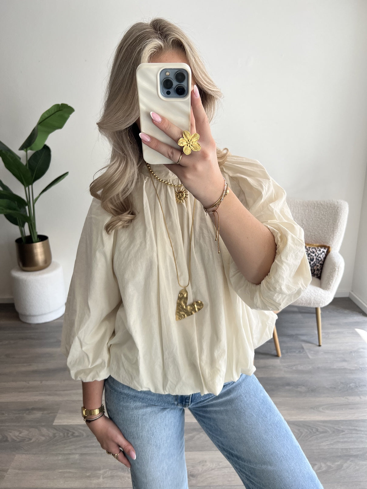 Blouse Coco | Creme