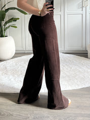 Tall Wide Leg Jeans 9131 | Choco