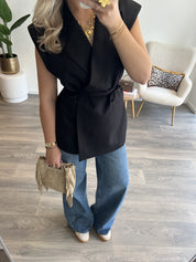 Tess Gilet | Zwart
