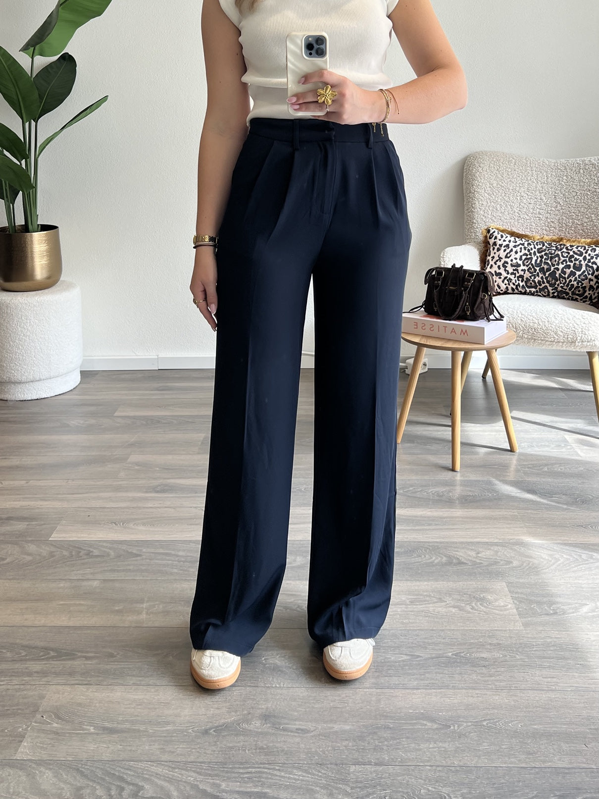 Wide Leg Pantalon Lizzy | Navy