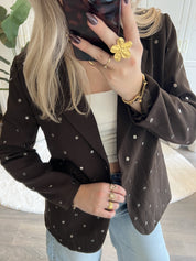 Stud Blazer Sammy | Choco