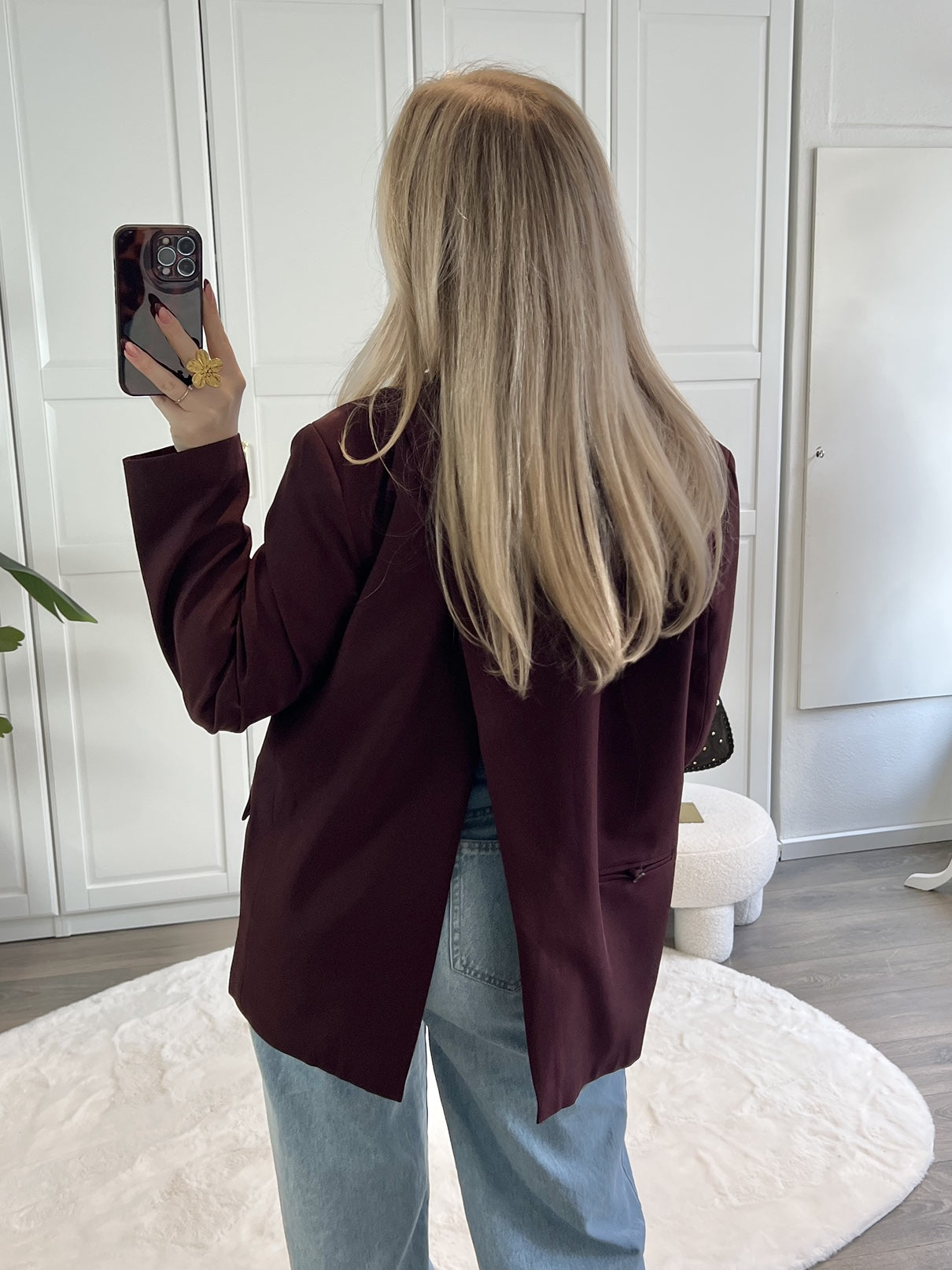 Split Blazer Tess | Bordeaux