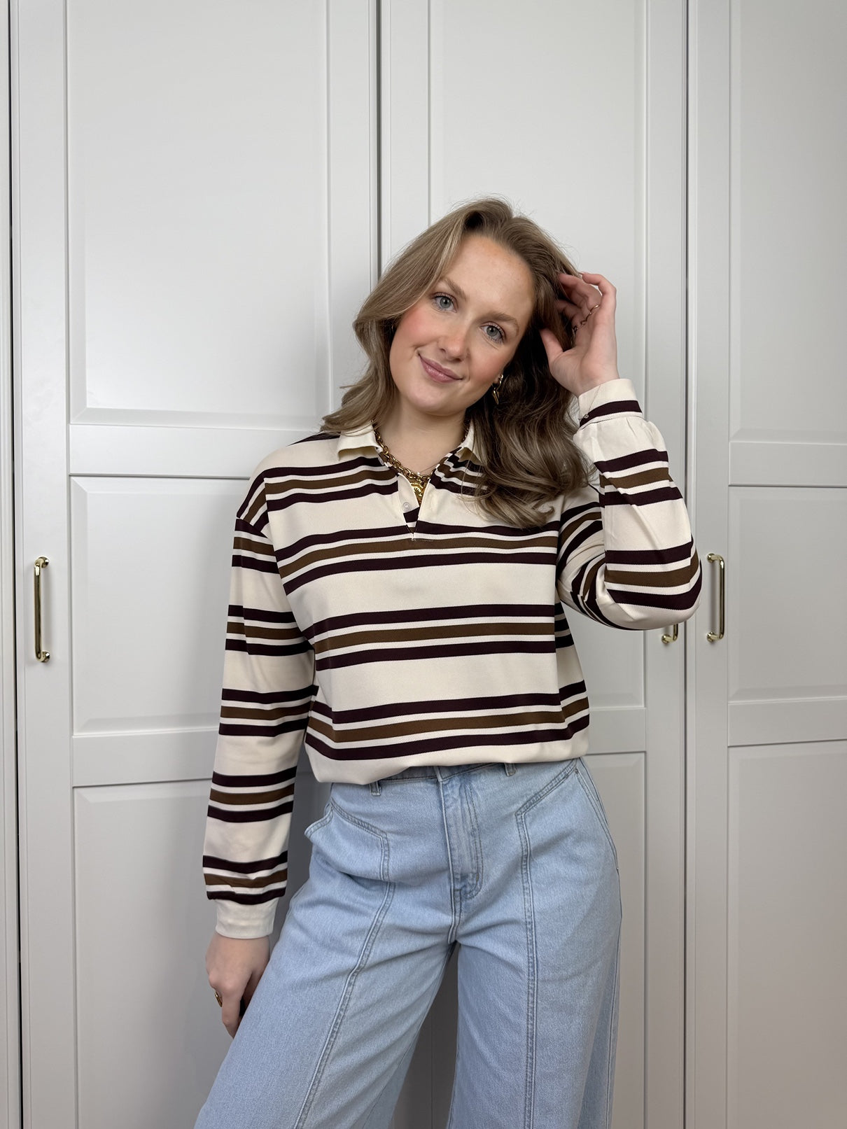 Polo Knit Milou | Bordeaux