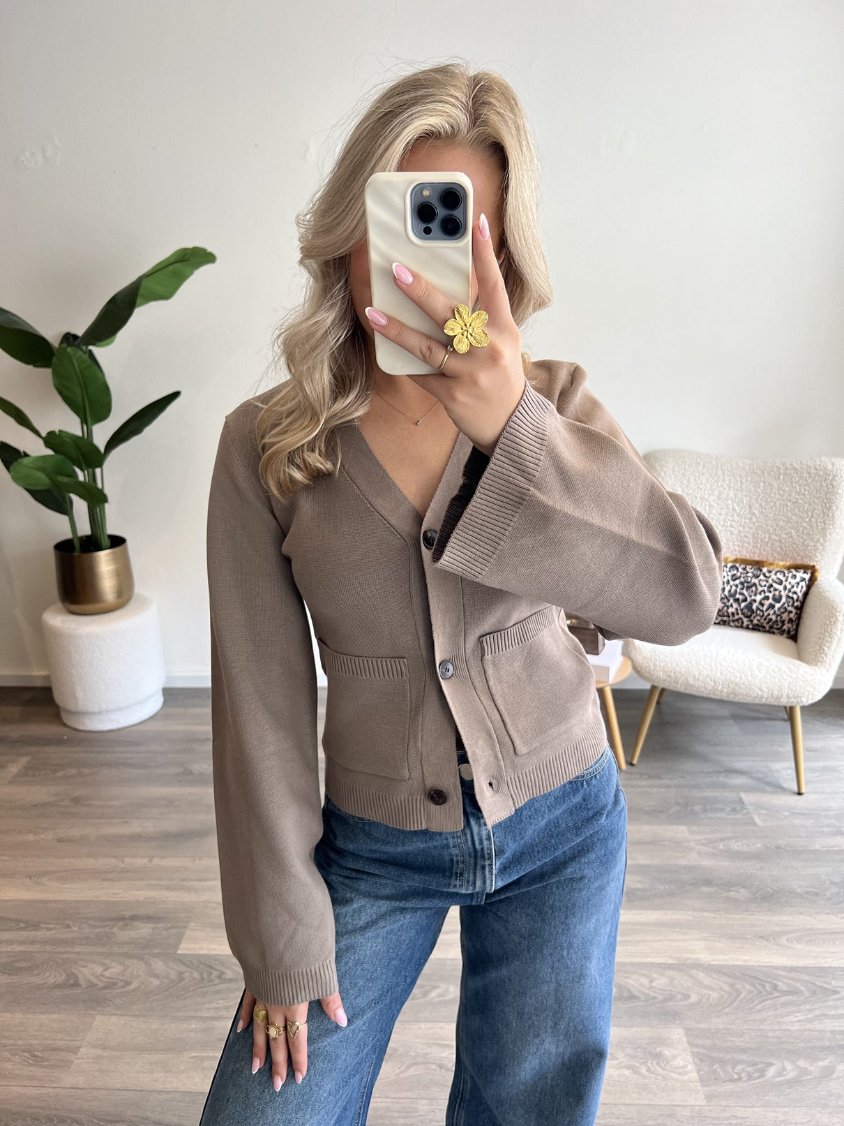 Vest Luca | Taupe
