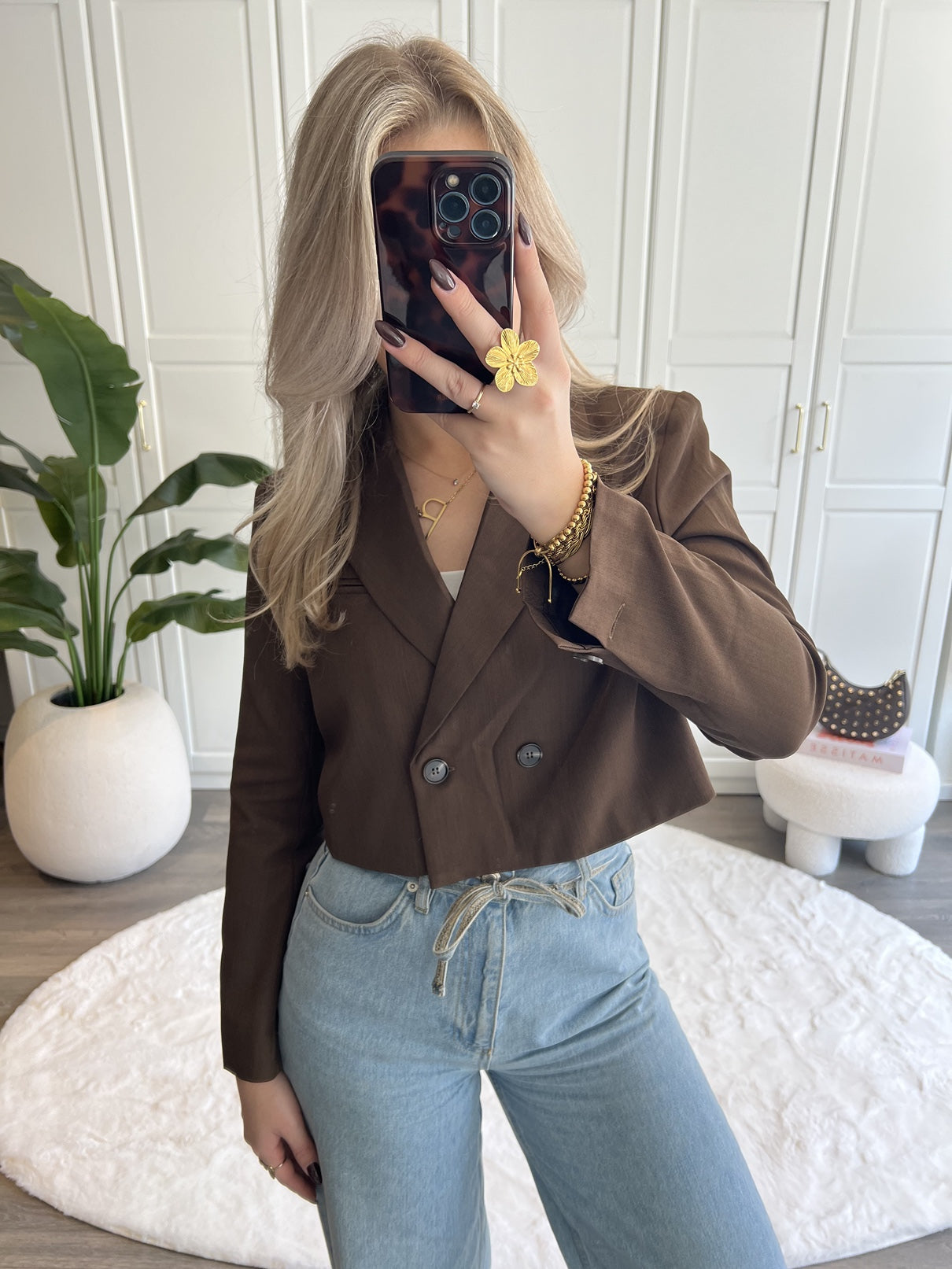 Cropped Blazer Melanie | Choco