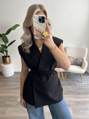 Tess Gilet | Zwart