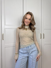 Lace Top Nura | Pistache