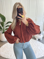 Blouse Ivy | Roest