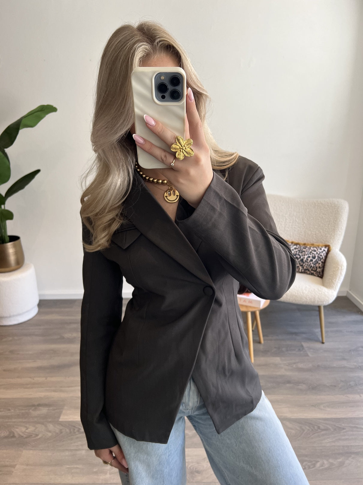 Blazer Bo | Grijs