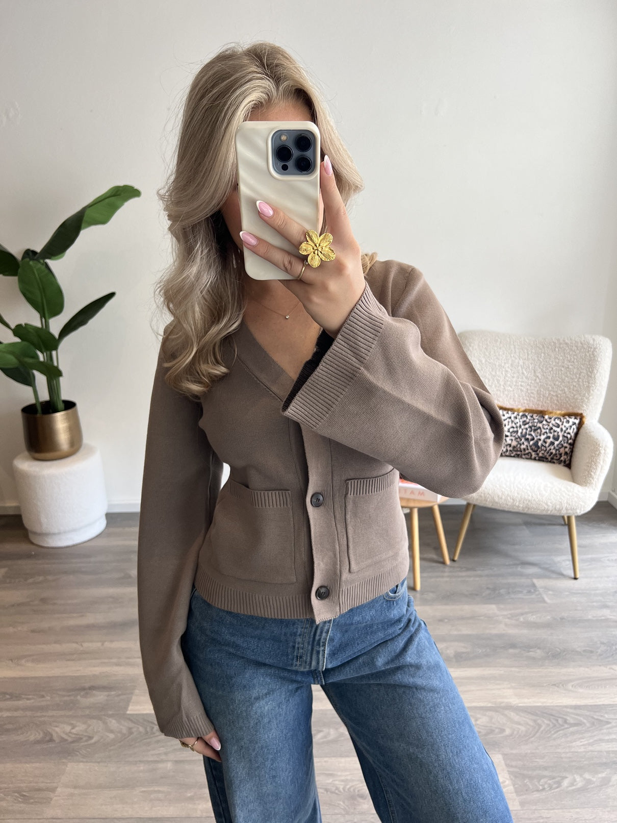 Vest Luca | Taupe