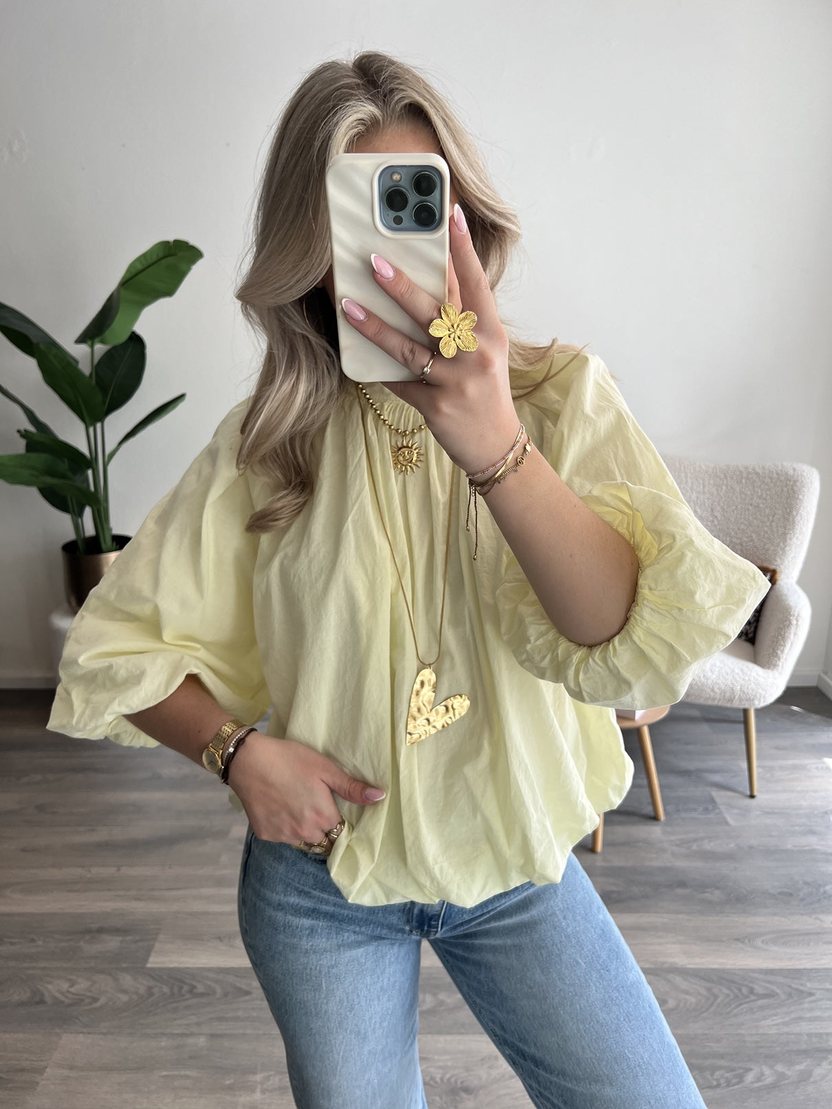 Blouse Coco | Geel