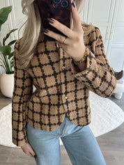 Tweed Jacket Julia | Choco