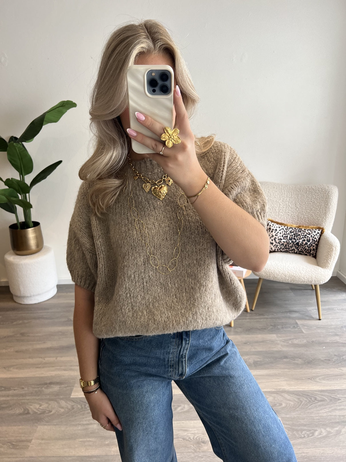 Trui Bella | Beige