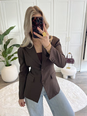 Belted Blazer Sofia | Bruin