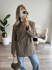 Wrap Blazer Tess | Beige