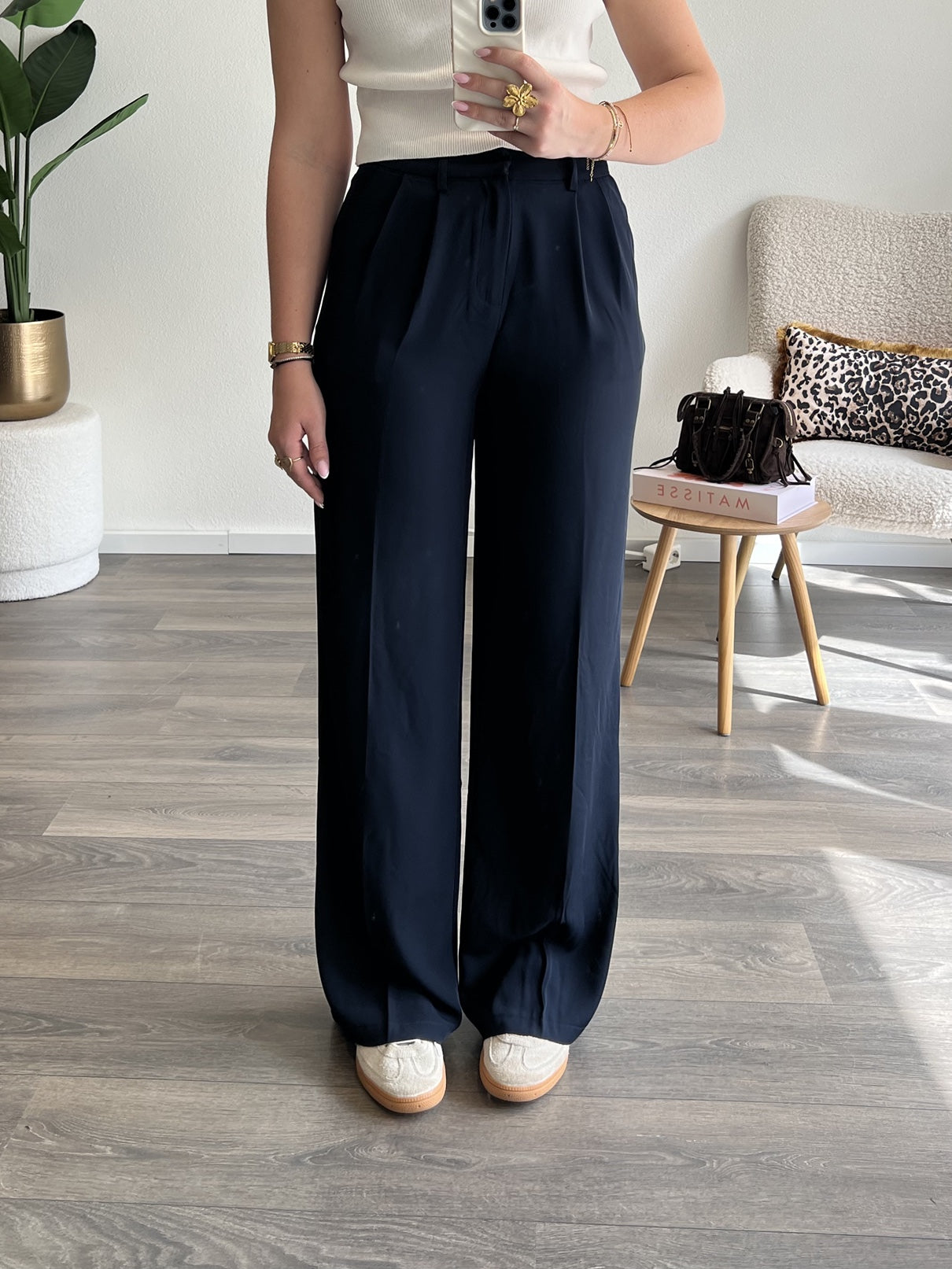 Wide Leg Pantalon Lizzy | Navy
