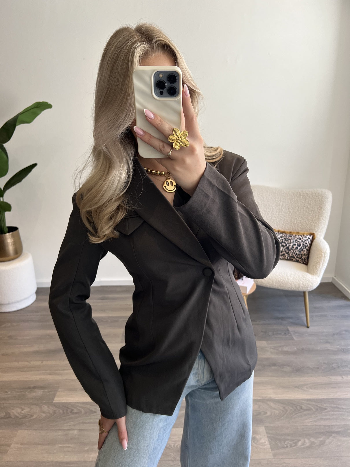 Blazer Bo | Grijs