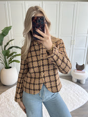 Tweed Jacket Julia | Choco