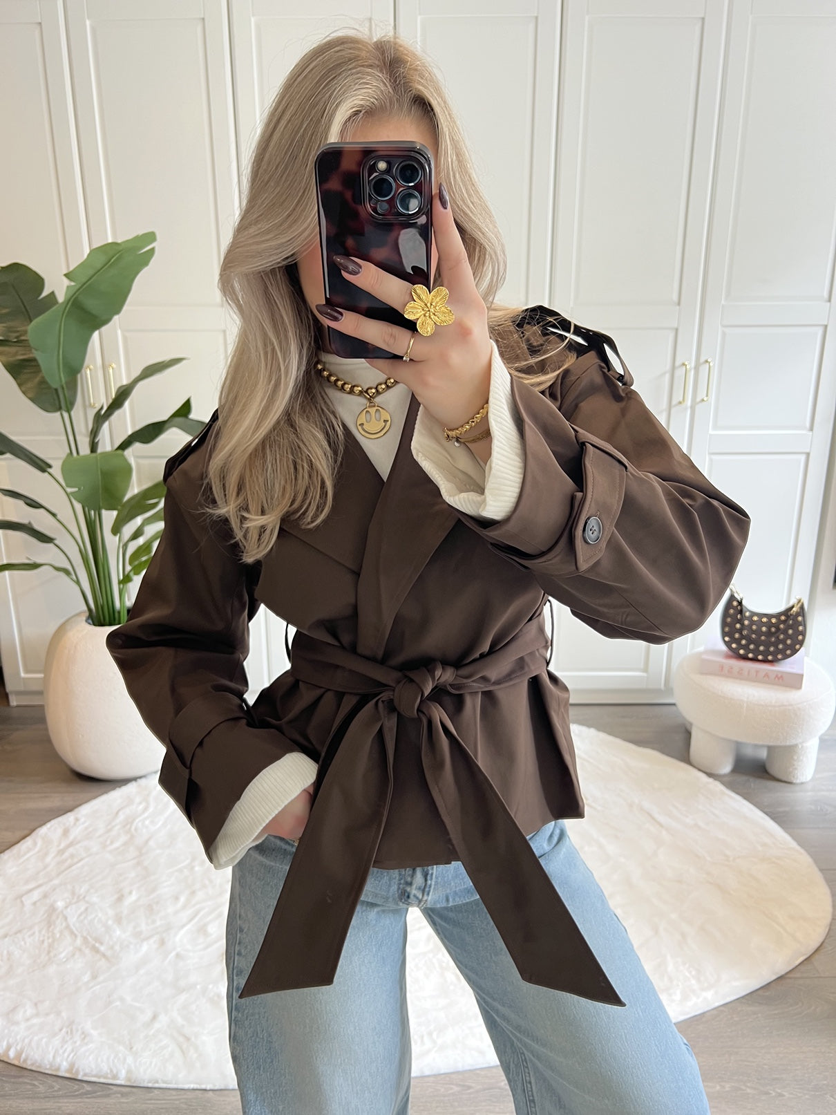 Belted Trenchcoat Lauren | Choco