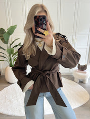 Belted Trenchcoat Lauren | Choco