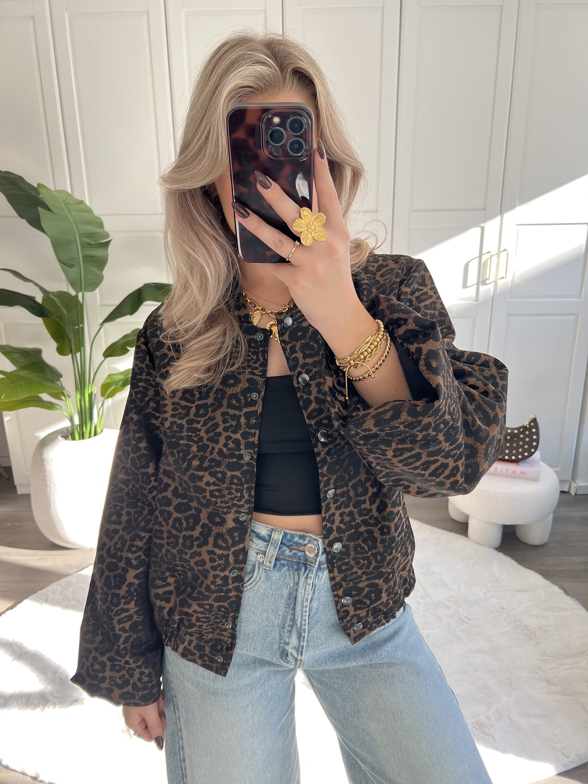 Leopard Jasje Pleun | Zwart