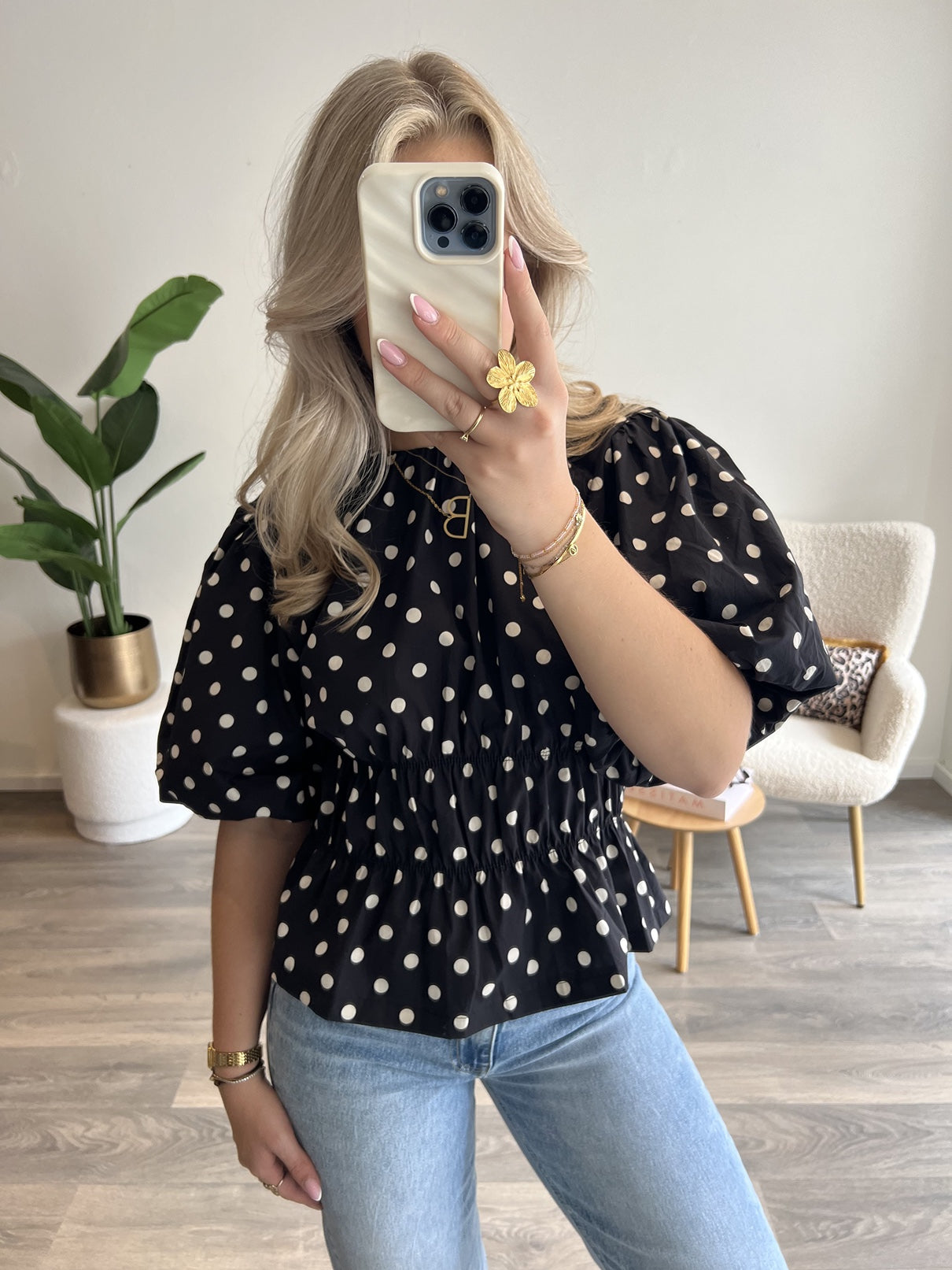 Top Amara | Zwart