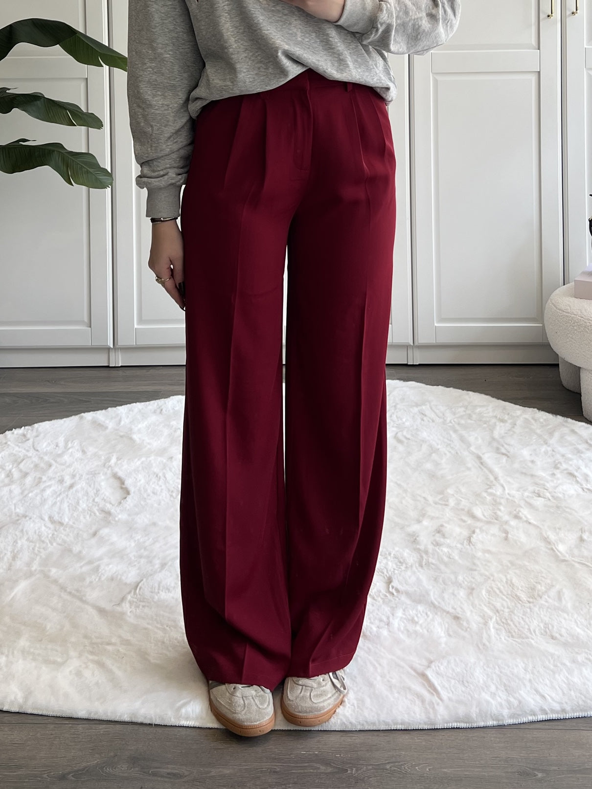 Wide Leg Pantalon Lizzy | Bordeaux