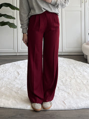 Wide Leg Pantalon Lizzy | Bordeaux