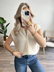 Zip Spencer Fay | Creme