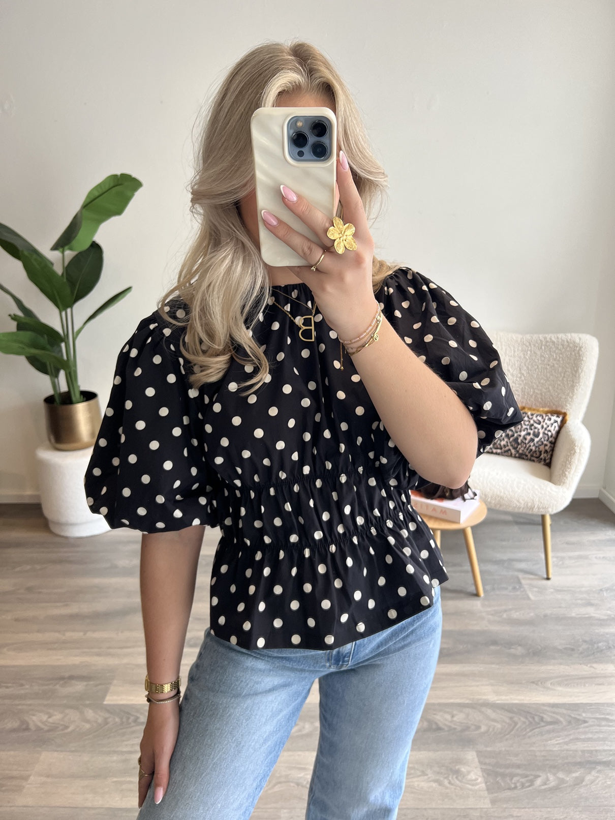 Top Amara | Zwart
