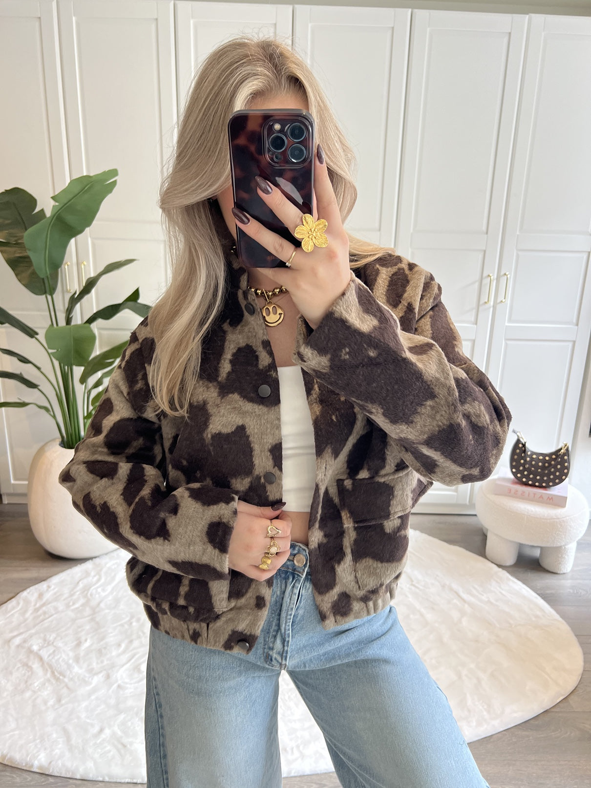 Cow Jacket Jacky | Beige