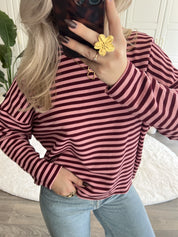 Sweater T-shirt Mila | Roze