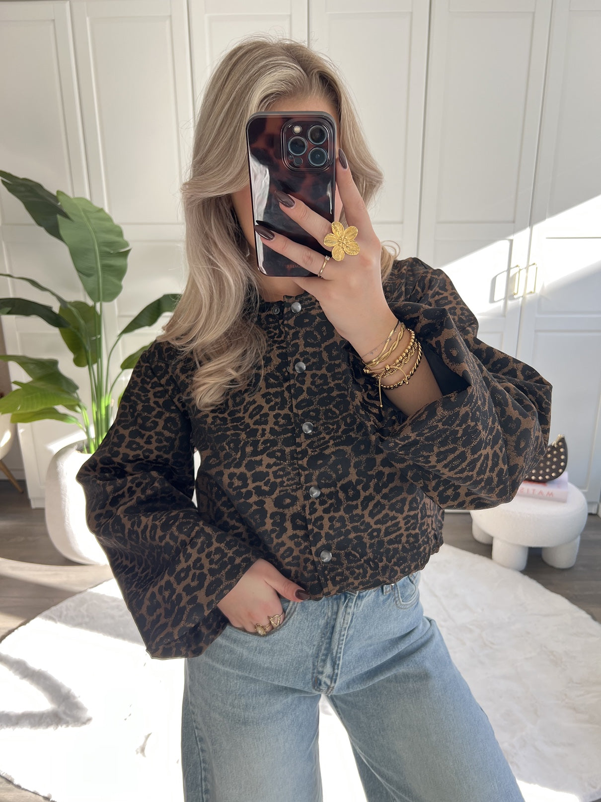 Leopard Jasje Pleun | Zwart