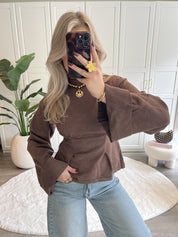 Fitted Trui Rowi | Bruin