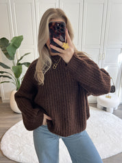 Trui Jade | Bruin