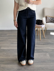 Wide Leg Jeans T85 | Blauw